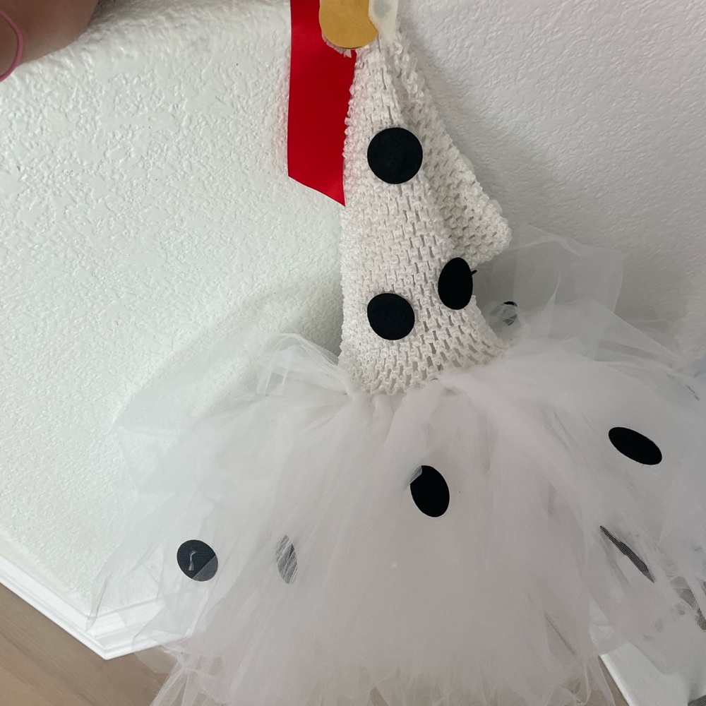 Dalmatian Costume tutu dress perfect for Halloween